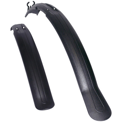 фото - Комплект крыльев 26"-28" SIMPLA Next SDS, короткая скоба заднего крепления, черные