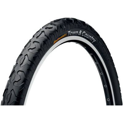 Покришка Continental Town & Country, 26"x1.90, 47-559, Wire, Sport, Skin, 650гр., чорний