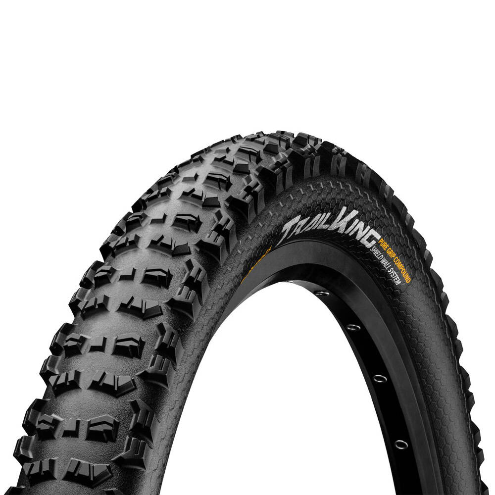 Покришка безкамерна Continental Trail King ShieldWall, 27.5 x 2.20, чорна, складна