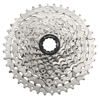 фото - Касета інд. 9-k 11-40T SUN RACE MTB M990 алюмінієвий павук, Nickel
