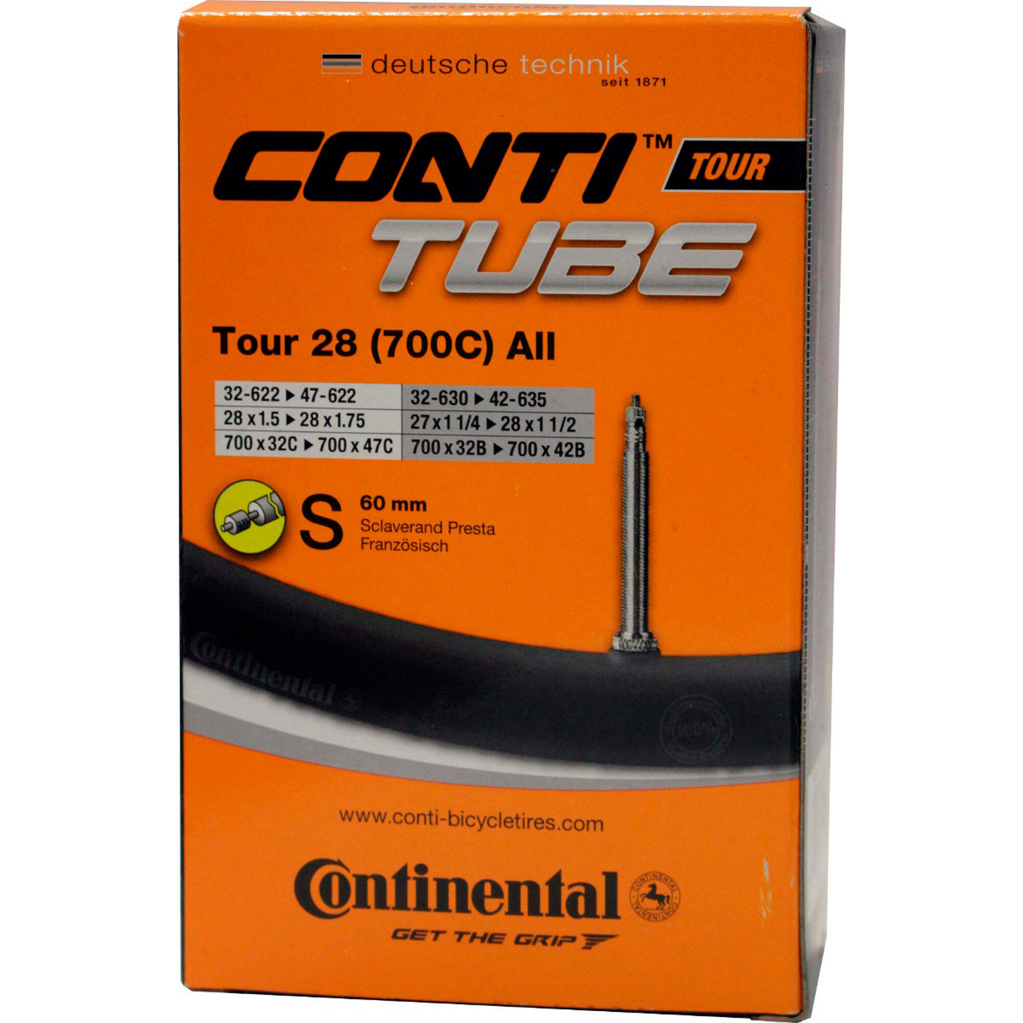 Камера Continental Tour 28" All, 32-622 -> 47-622, PR60mm