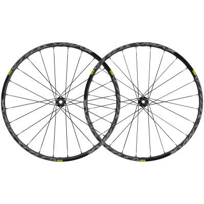 фото - Колесо пер + зад 27,5 "МТБ Mavic CROSSMAX ELITE без покришки, безкамерні, під дискові гальма 6 болтів, ось 15 / 12мм з адаптерами QR 9мм