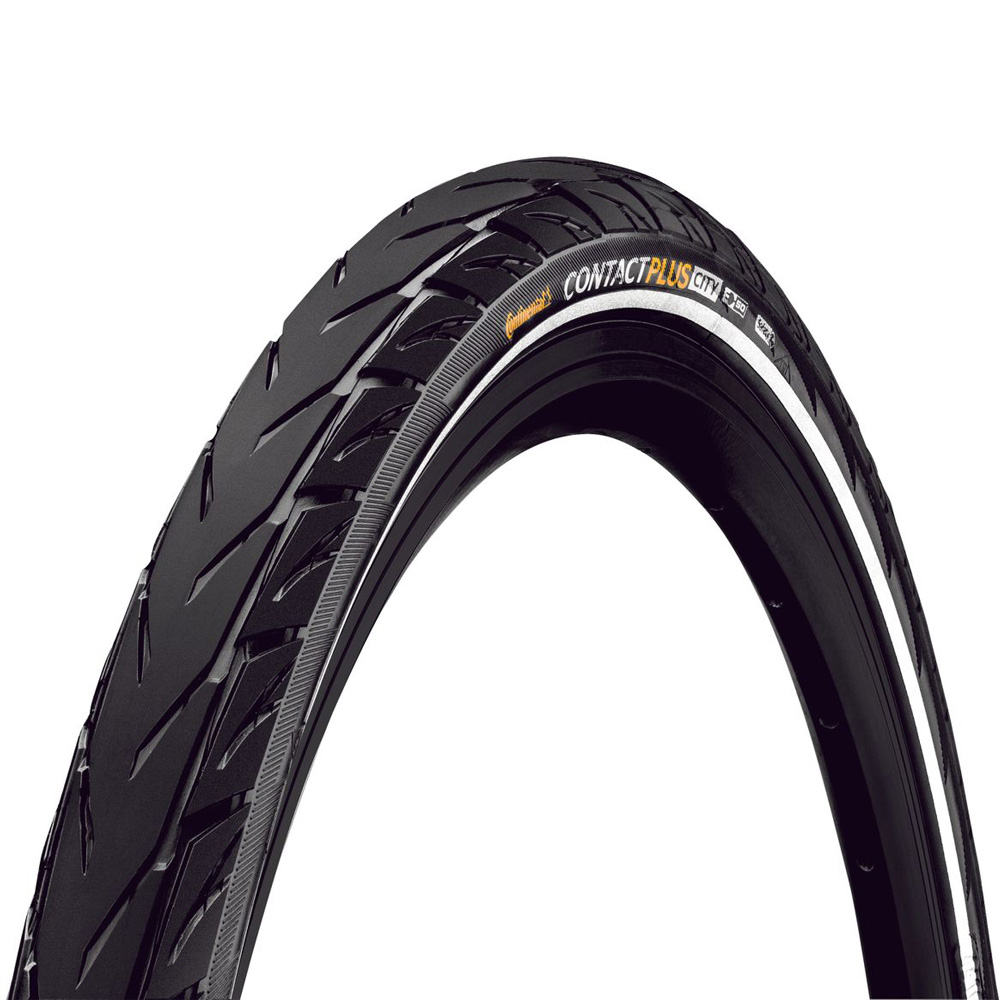 Фото Покришка Continental Contact Plus City, 28″ | 700 x 35C | 28 x 1 3/8 x 1 5/8, чорна, не складна