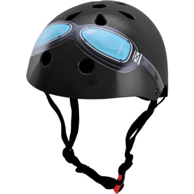 фото - Шлем детский Kiddimoto Black Goggle