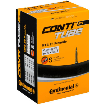 фото - Камера Continental MTB Tube Freeride 26″ S42 RE [57-559->70-559]
