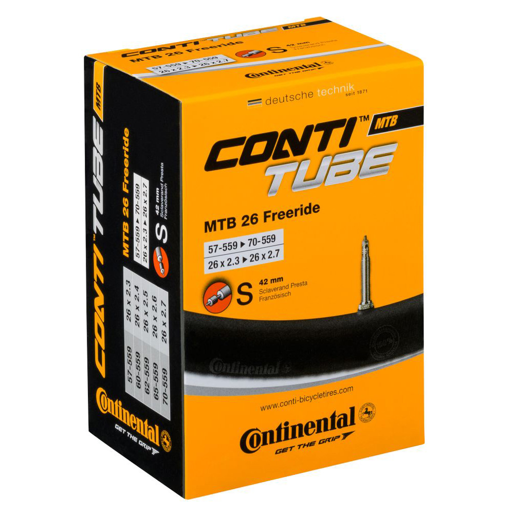 Фото Камера Continental MTB Tube Freeride 26″ S42 RE [57-559->70-559]