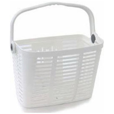 фото - Кошик Bellelli Plaza Bianco з кріпленням на кермо, пластиковий, білий