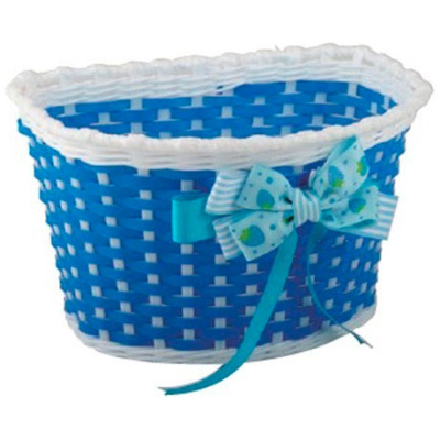 фото - Кошик Green Cycle GCB-02-6 дитячий плетений пластик синій