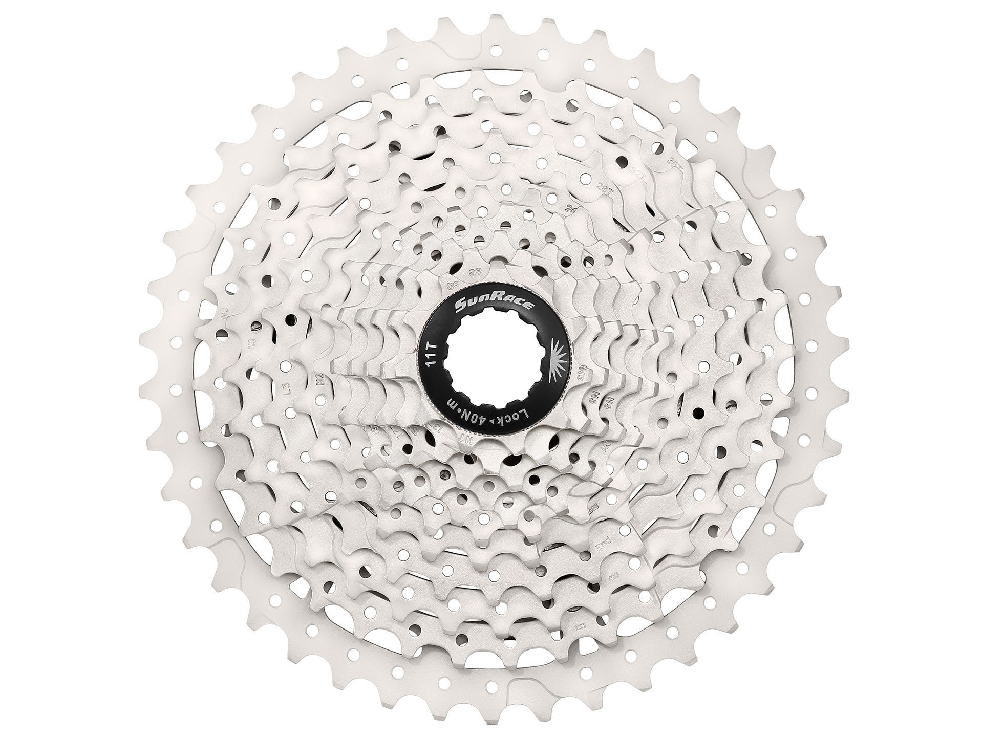 Касета інд. 10-k 11-46T SUN RACE MTB MS3 metallic/silver