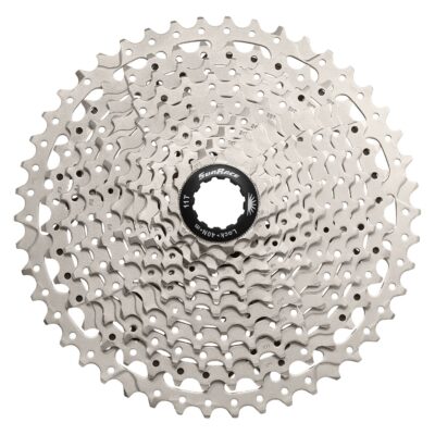 фото - Касета інд. 11-k 11-46T SUN RACE MS8 MTB, Metallic Silver