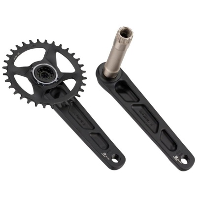 фото - Комплект шатунів FSA AFTERBURNER MEGAEXO, 170мм, 32т, чорні