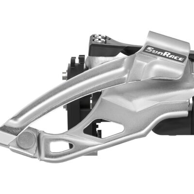 фото - Перемикач пер. SUN RACE M966, 9S, під трансмісію 2×9, d 34.9, адаптер під 31.8 і 28.6.