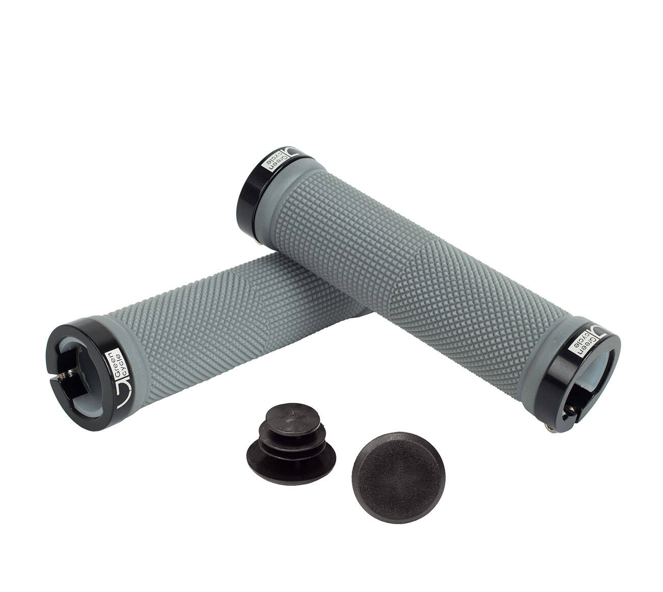 Гріпси Green Cycle GGR-424 130mm сірий з двома чорними замками