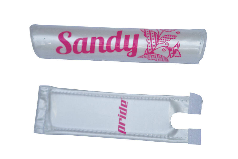 Защита руля и выноса Pride Sandy white-pink