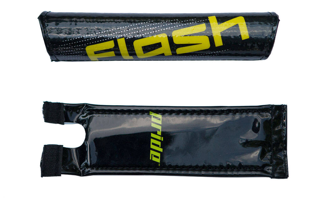 Защита руля и выноса Pride Flash black-yellow