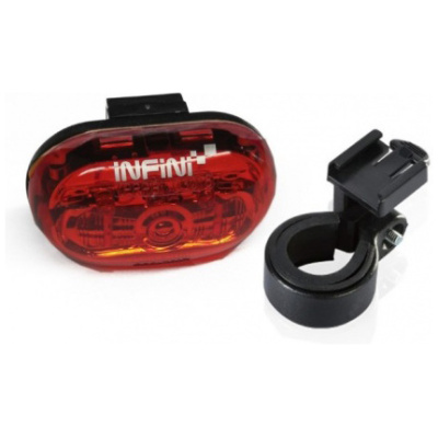 фото - Мигалка задняя Infini VISTA I-402R, 5 светодиодов, 4 режима, 2x”AAA”, с крепл.