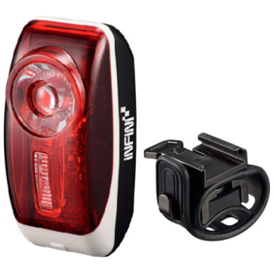 фото - Блимавка задня Infini VISTA I-407R, 0.5W Red LED, 3 режими, 2x "AAA", з кріпл.