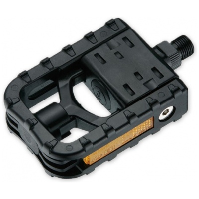 фото - Педалі VP VP-F55 складна, 9/16" х20Т, вісь Steel, корпус чорний Nylon, 424гр (пар.)