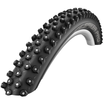 фото - Покришка 27.5×2.25 (57-584) Schwalbe ICE SPIKER PRO Perfomance HS379, RaceGuard, 378 шипів, B/B-SK WiC 67 EPI