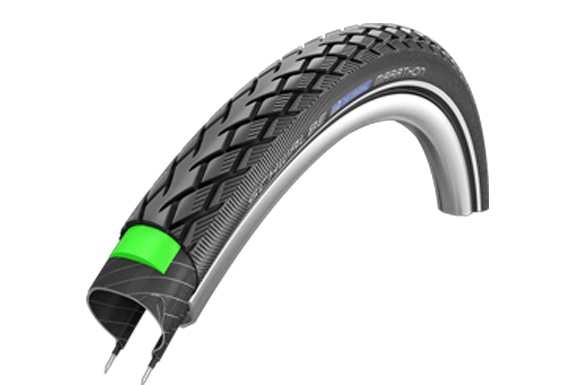 Фото Покришка 26×1.25 (32-559) Schwalbe MARATHON HS420 Green Guard B + RT EC, 67EPI