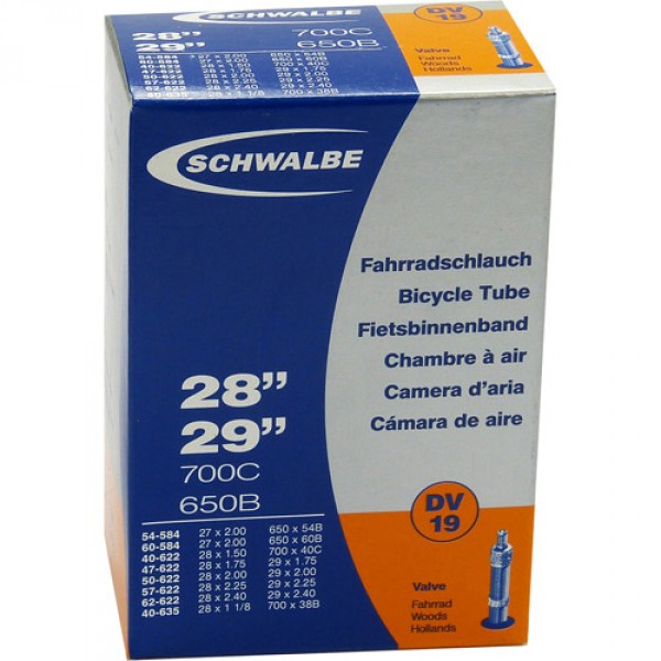 Фото Камера 27,5″-29″ (40/62-584/635) Schwalbe DV19 40мм IB