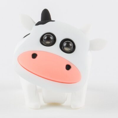 фото - Ліхтарик-мигалка для дитячого велосипеда Zoonimal Корова, LED, на кермо. Свічення: Білий