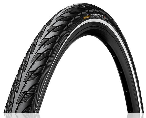 Покрышка Continental Contact, 28" | 700 X 47C | 28 X 1.75, черная, не складная