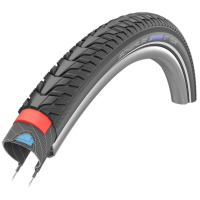 фото - Покришка 28×1.75 (47-622) Schwalbe MARATHON GT TOUR Perf DualGuard TwinSkin B/B + RT HS485 EC, 67EPI 33B