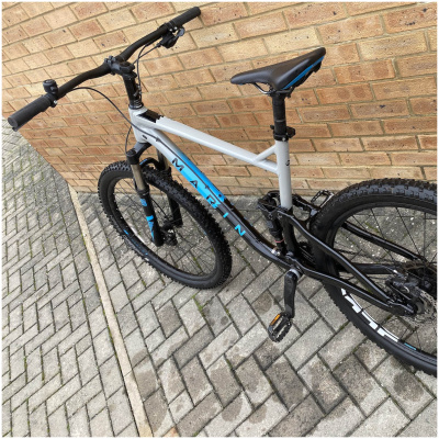 фото - Велосипед 27,5" Marin HAWK HILL 1 рама – X 2020 Blue