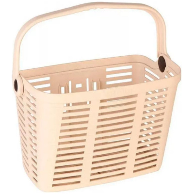 фото - Кошик Bellelli Plaza Bianco з кріпленням на кермо, пластиковий, бежевий