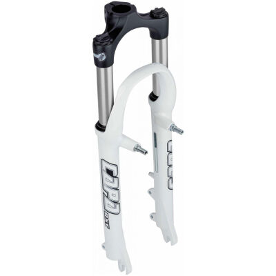 фото - Вилка MTB 26" RST Capa T26 1-1/8" под диск/под v-brake диам – 25,4 мм ход-80 шток – 260мм пружинно-эластомерная белый