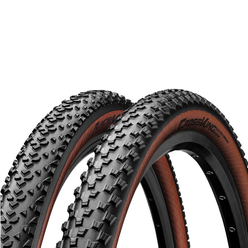 Покришка Continental Cross King RaceSport 27.5" | 27.5 x 2.20 чорно/коричнева, складна, skin