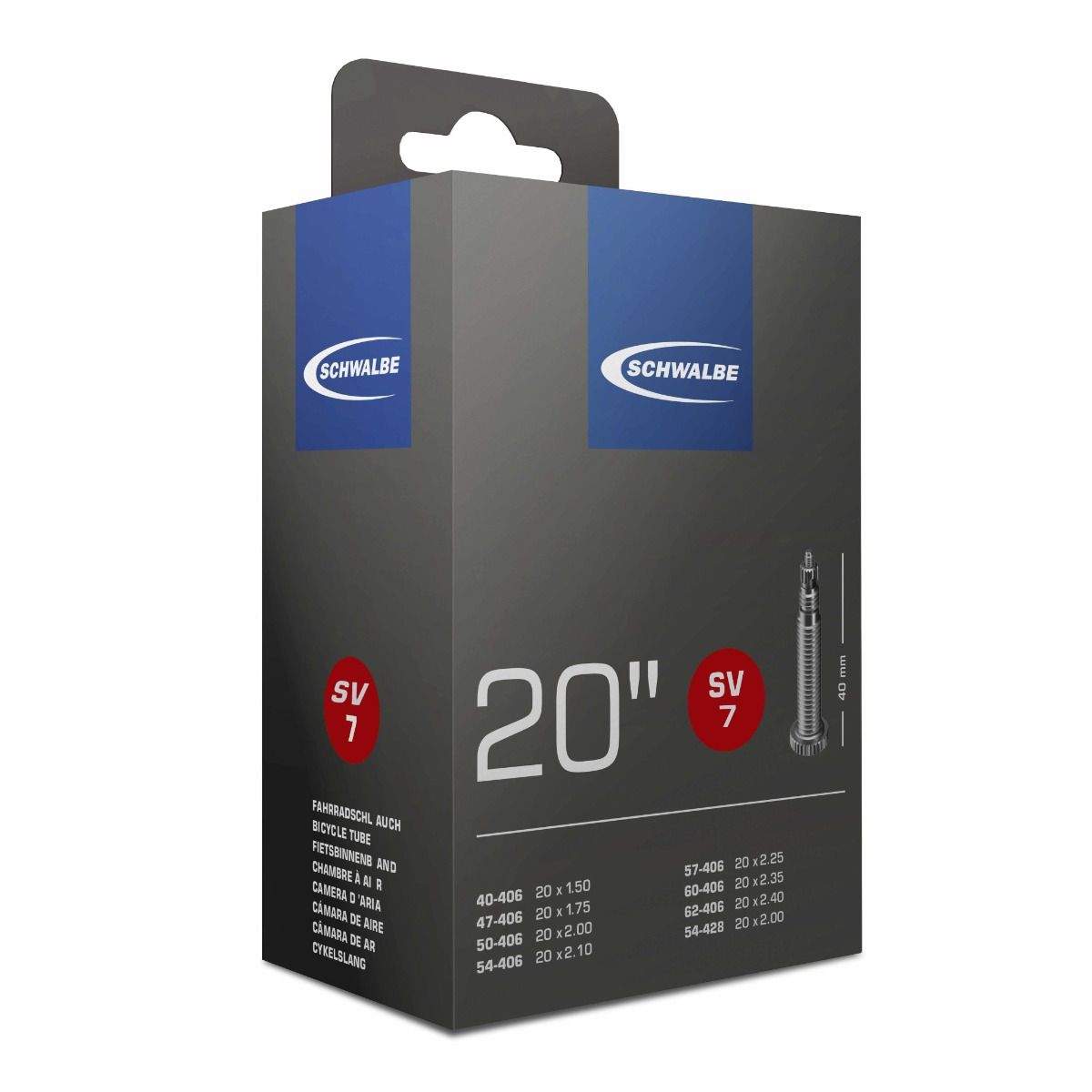 Фото Камера 20″ (40/62-406) Schwalbe SV7 40mm IB