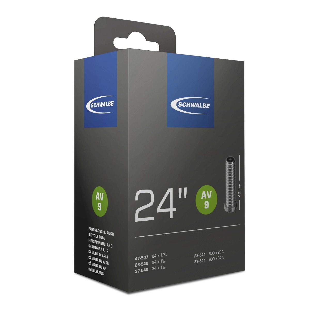 Фото Камера 24" (28/47-507/541) Schwalbe AV9 40mm AGV IB