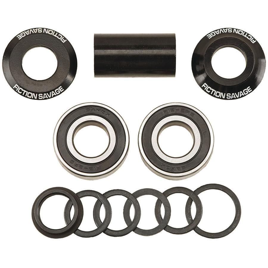 Каретка Fiction SAVAGE MID SEALED BOTTOM BRACKET, 19mm, черный