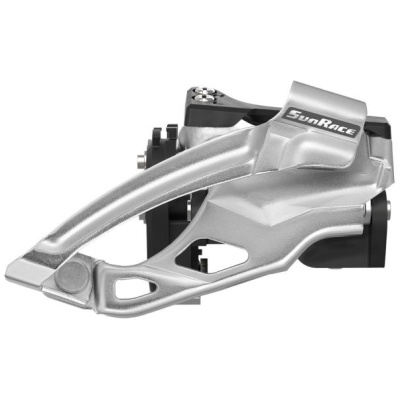 фото - Перемикач пер. SUN RACE MS66 10S, Double, діаметр 34.9 з адаптером 31.8 і 28.6, Dual Pull