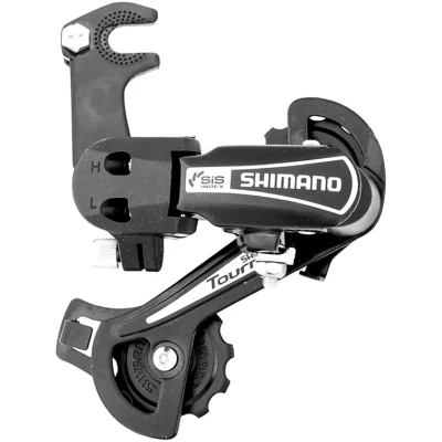 фото - Переключатель задний Shimano Tourney 6-7 скоростей  RD-TY21 чёрн