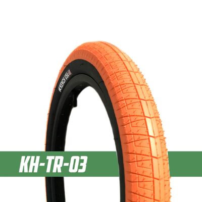 фото - Покришка BMX 20”x2.35 чорно-жовтогаряча 30TPI