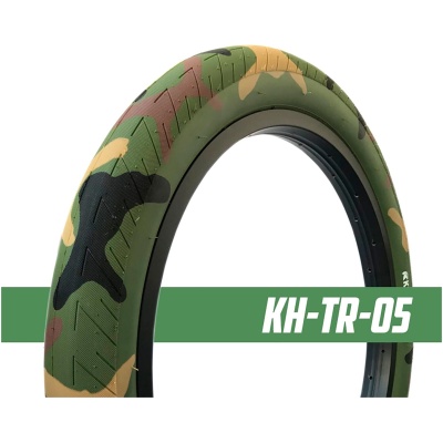 фото - Покрышка BMX  20″ х 2.3 камуфляж зелёный