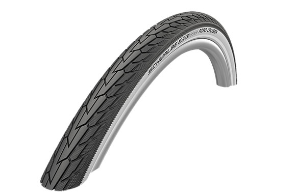 Фото Покришка 28×1.75 (47-622) Schwalbe ROAD CRUISER K-Guard B / W HS484 GREEN, 50EPI