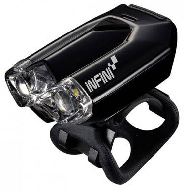 Мигалка передняя Infini LAVA I-260W-Black, 2 светодиода, 4 режима, USB кабель, с крепл.