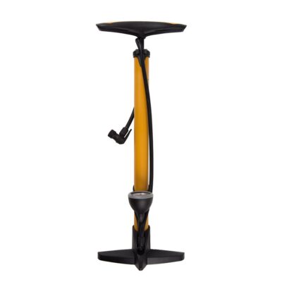 фото - Насос напольный Green Cycle GPF-333P стальной с манометром, увеличенный объем, presta+schrader