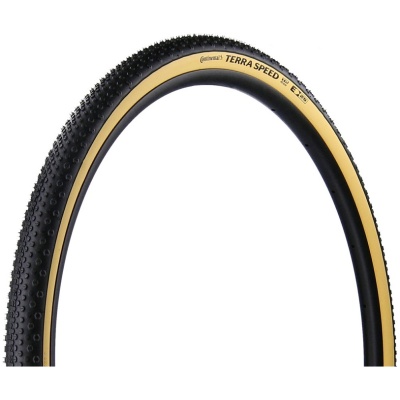 фото - Покрышка бескамерная Continental Terra Speed ProTection 28″ | 700 x 35C | 28 x 1.35 черная/кремовая , складная skin