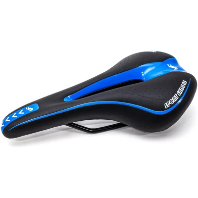 фото - Седло MTB Sport YF-1018 черный/синий (SAD-068)