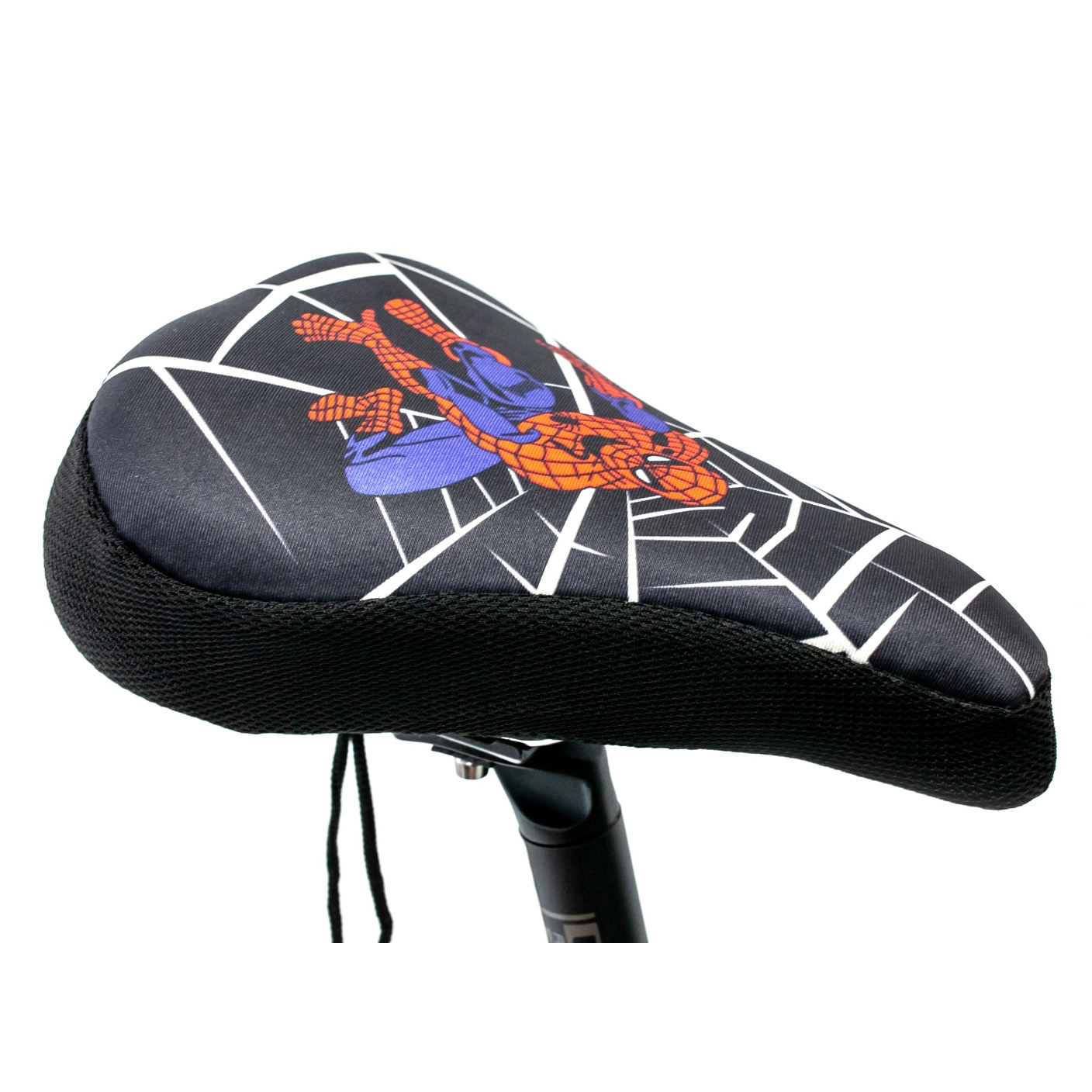Накладка на дитяче сідло Spider Man з гелевим наповнювачем 200 * 150mm чорно-червоний (чорно-червоний)