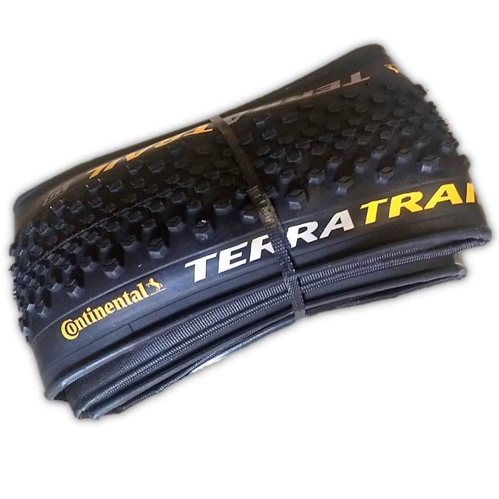 фото - Покрышка бескамерная Continental Terra Trail ProTection 28″ | 700 x 40C | 28 x 1.50 black/cream , складная skin