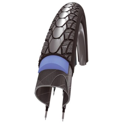 фото - Покришка 28×1.75 (47-622) Schwalbe MARATHON PLUS HS440 S-Guard B/B+RT EC, 67EPI 33B