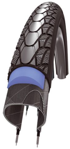 Фото Покришка 28×1.75 (47-622) Schwalbe MARATHON PLUS HS440 S-Guard B/B+RT EC, 67EPI 33B