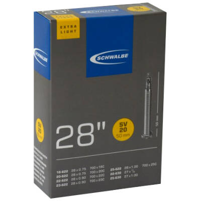 фото - Камера 28″ (18/25-622/630) Schwalbe SV20 50мм Extra Light EK