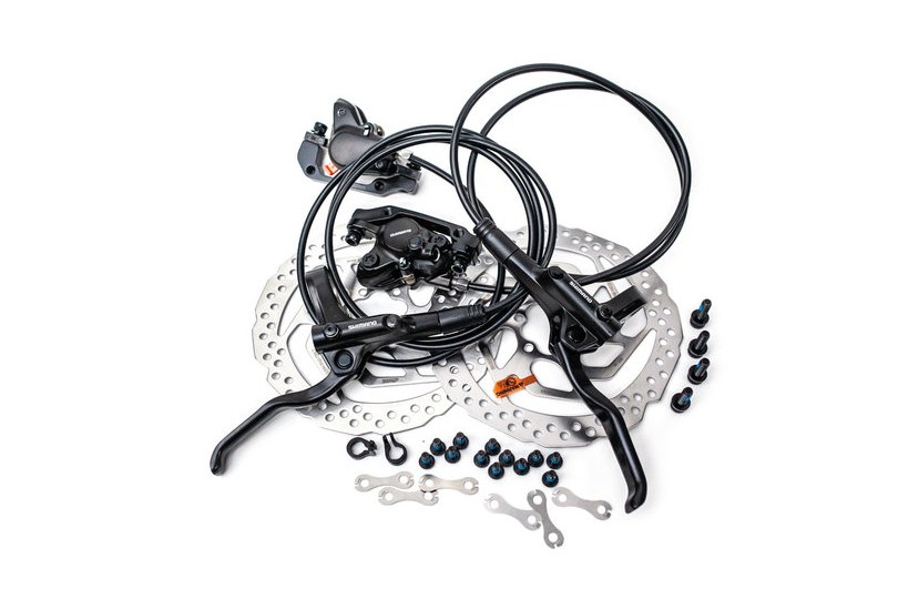Комплект дискових гідравлічних гальм Shimano BR-MT200
